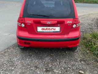 2004 Hyundai Getz I, красный, 415000 рублей, вид 4