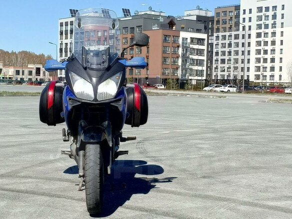 2007 Suzuki V-Strom 1000, синий, 420000 рублей - вид 7