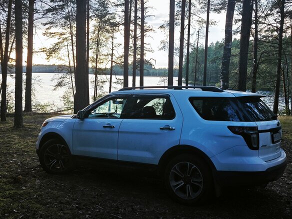 2015 Ford Explorer Sport V, белый, 2700000 рублей - вид 6