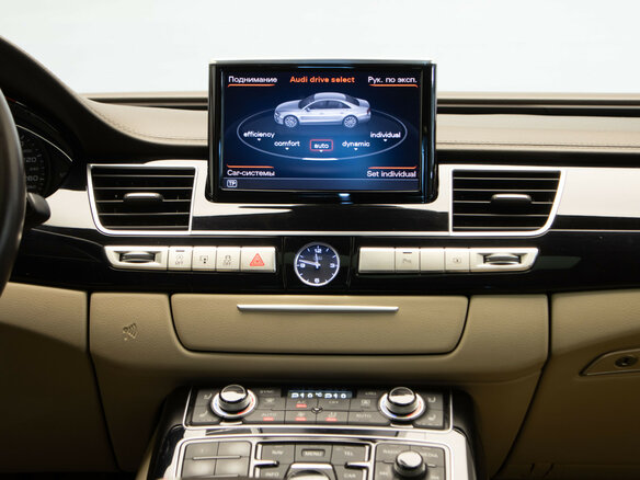 2016 Audi A8 III (D4) Рестайлинг, синий - вид 17