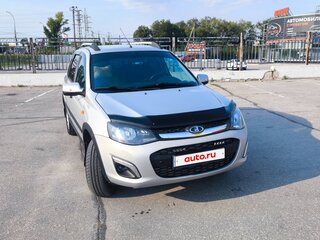 2015 Lada (ВАЗ) Kalina II, серебристый, 650000 рублей, вид 2