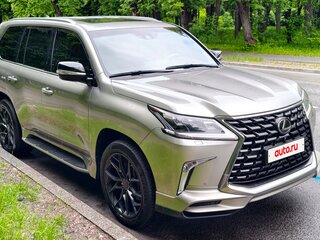 2021 Lexus LX 570 III Рестайлинг 2, серый, 9800000 рублей, вид 4