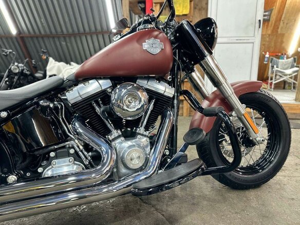 2017 Harley-Davidson Softail Slim, оранжевый, 1150000 рублей - вид 10