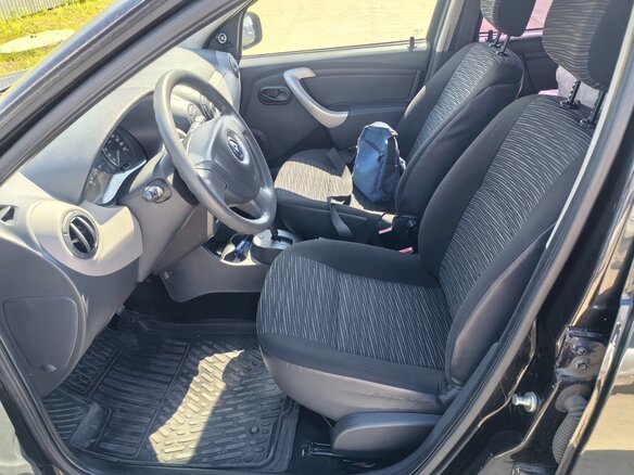 2011 Renault Sandero I, чёрный, 570000 рублей - вид 4