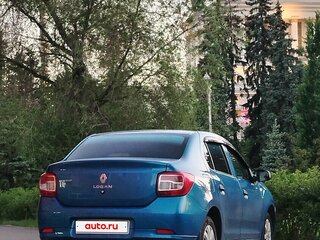 2014 Renault Logan II, синий, 699000 рублей, вид 2