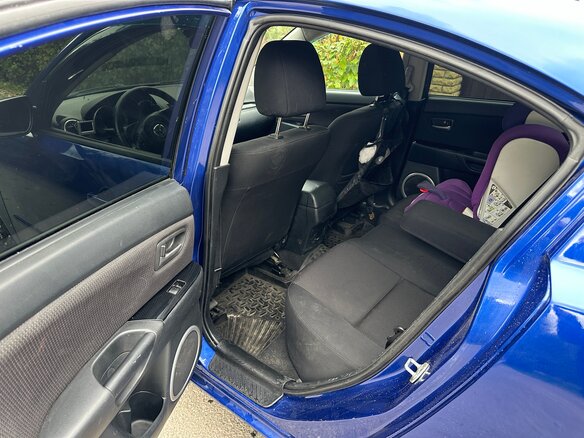 2008 Mazda 3 I (BK) Рестайлинг, синий, 600000 рублей - вид 8