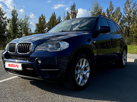 2013 BMW X5 35i II (E70) Рестайлинг, синий, 2060000 рублей, вид 2