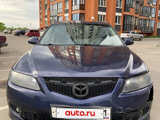2006 Mazda 6 I (GG) Рестайлинг, синий, 326000 рублей, вид 2