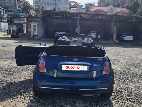2005 Mini Cabrio Cooper I, синий, 780000 рублей - вид 9