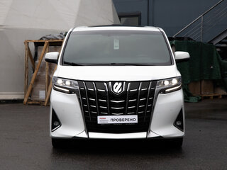 2019 Toyota Alphard III Рестайлинг, белый, 4269945 рублей, вид 4