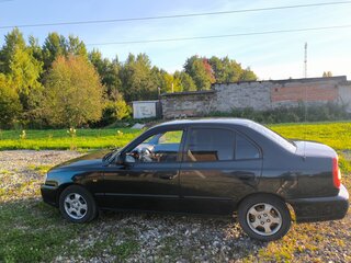 2008 Hyundai Accent ТагАЗ II, чёрный, 450000 рублей, вид 4