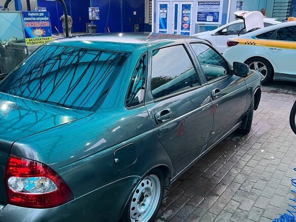 2008 Lada (ВАЗ) Priora I, серый, 150000 рублей - вид 4