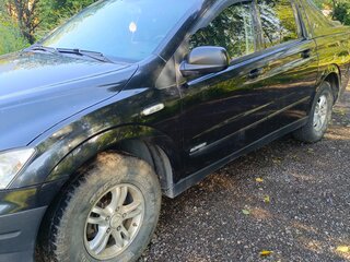 2011 SsangYong Actyon Sports I, чёрный, 600000 рублей, вид 2