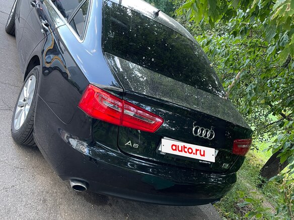 2013 Audi A6 IV (C7), чёрный, 1350000 рублей - вид 4