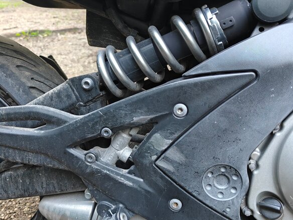 2008 Kawasaki ER-6N, зелёный, 400000 рублей - вид 12