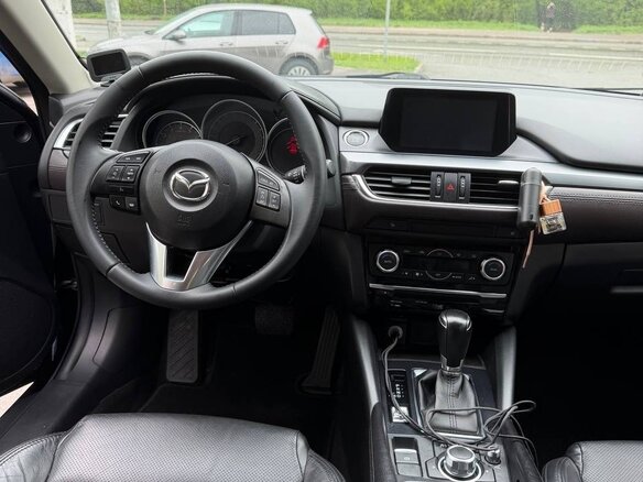2015 Mazda 6 III (GJ) Рестайлинг, синий, 2100000 рублей - вид 6