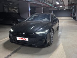 2021 Audi A7 45 TFSI II (4K), чёрный, 5600000 рублей, вид 4