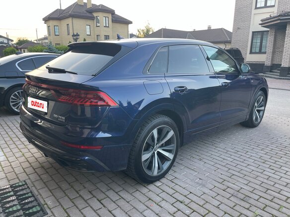 2019 Audi Q8 55 TFSI I (4M), синий - вид 5