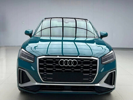 2022 Audi Q2 L 35 TFSI I Рестайлинг, синий, 1995000 рублей, вид 3