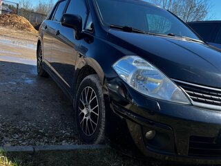 2008 Nissan Tiida I, чёрный, 525000 рублей, вид 3