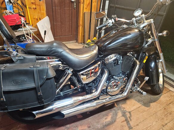 2004 Honda VT 1100, чёрный, 420000 рублей - вид 1