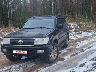 1999 Toyota Land Cruiser 100 Series, чёрный, 1600000 рублей, вид 1