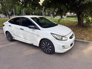 2012 Hyundai Solaris I, белый, 480000 рублей, вид 3