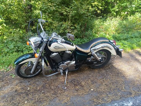 1998 Honda Shadow 400, зелёный, 290000 рублей, вид 3