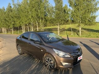 2016 Hyundai Solaris I Рестайлинг, коричневый, 1300000 рублей, вид 5