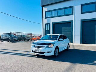 2016 Hyundai Solaris I Рестайлинг, белый, 909000 рублей, вид 2