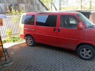 1997 Volkswagen Transporter Long T4, красный, 550000 рублей, вид 2