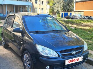 2008 Hyundai Getz I Рестайлинг, чёрный, 420000 рублей, вид 1