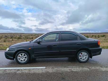 2009 Kia Spectra I Рестайлинг 2, чёрный, 270000 рублей, вид 4
