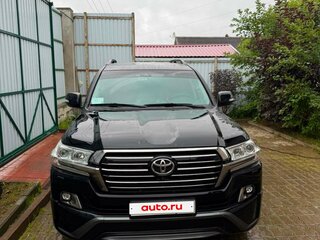 2016 Toyota Land Cruiser 200 Series Рестайлинг 2, чёрный, 5800000 рублей, вид 1