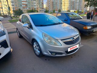 2007 Opel Corsa D, серебристый, 390000 рублей, вид 3