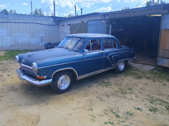 1965 ГАЗ 21 «Волга» 21Л, синий, 300000 рублей