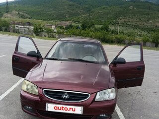 2007 Hyundai Accent ТагАЗ II, красный, 300000 рублей, вид 2