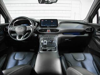 2021 Hyundai Santa Fe IV Рестайлинг, синий, 3589000 рублей, вид 2