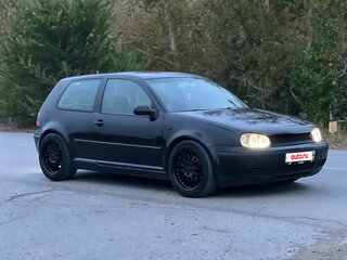 2002 Volkswagen Golf IV, чёрный, 370000 рублей, вид 2