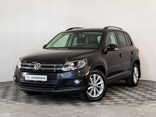 2015 Volkswagen Tiguan I Рестайлинг, чёрный, 949000 рублей, вид 1