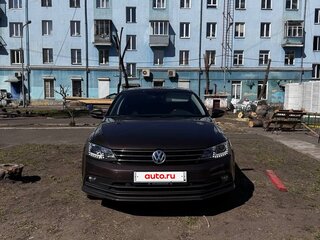 2017 Volkswagen Jetta VI Рестайлинг, коричневый, 1400000 рублей, вид 2