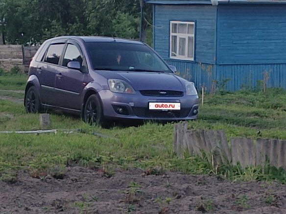 2007 Ford Fiesta Mk5, фиолетовый, 199000 рублей - вид 5
