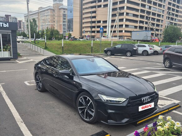 2020 Audi A7 50 TDI II (4K), чёрный, 5800000 рублей