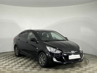 2011 Hyundai Solaris I, чёрный, 650000 рублей, вид 3