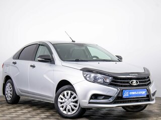 2018 Lada (ВАЗ) Vesta I, серебристый, 919000 рублей, вид 1