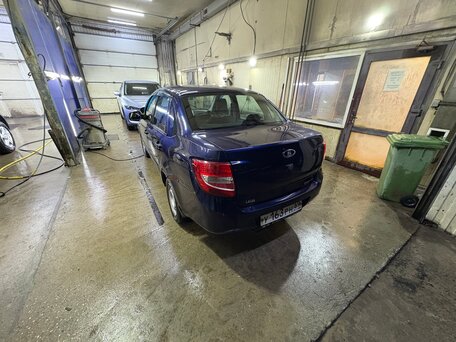 2013 Lada (ВАЗ) Granta I, синий, 290000 рублей, вид 2