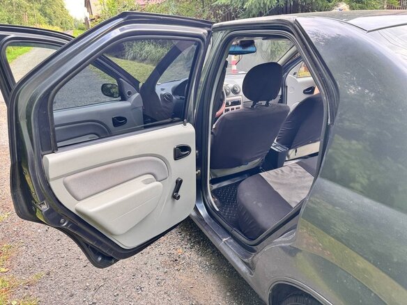 2008 Renault Logan I, серый, 340000 рублей - вид 6