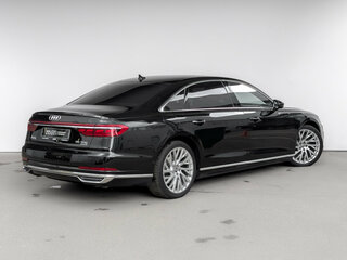 2019 Audi A8 Long 55 TFSI IV (D5), чёрный, 3909000 рублей, вид 5