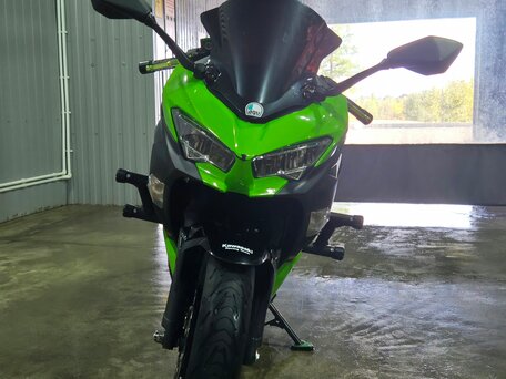 2019 Kawasaki Ninja 400, зелёный, 500000 рублей, вид 1