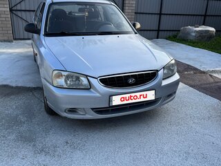 2006 Hyundai Accent ТагАЗ II, серебристый, 300000 рублей, вид 1